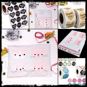 50pc Poly Mailers & FREE Stickers Bundle